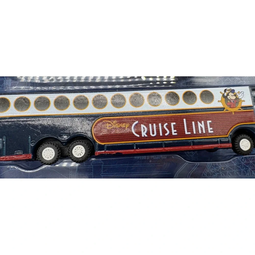 Disney Parks World Bus Diecast 3 Pack Set Magical Express Cruise Line Transport